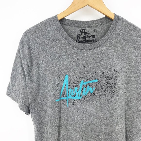 Fine Southern Gentlemen : Austin TX Graphic Tee L - Picture 3 of 6